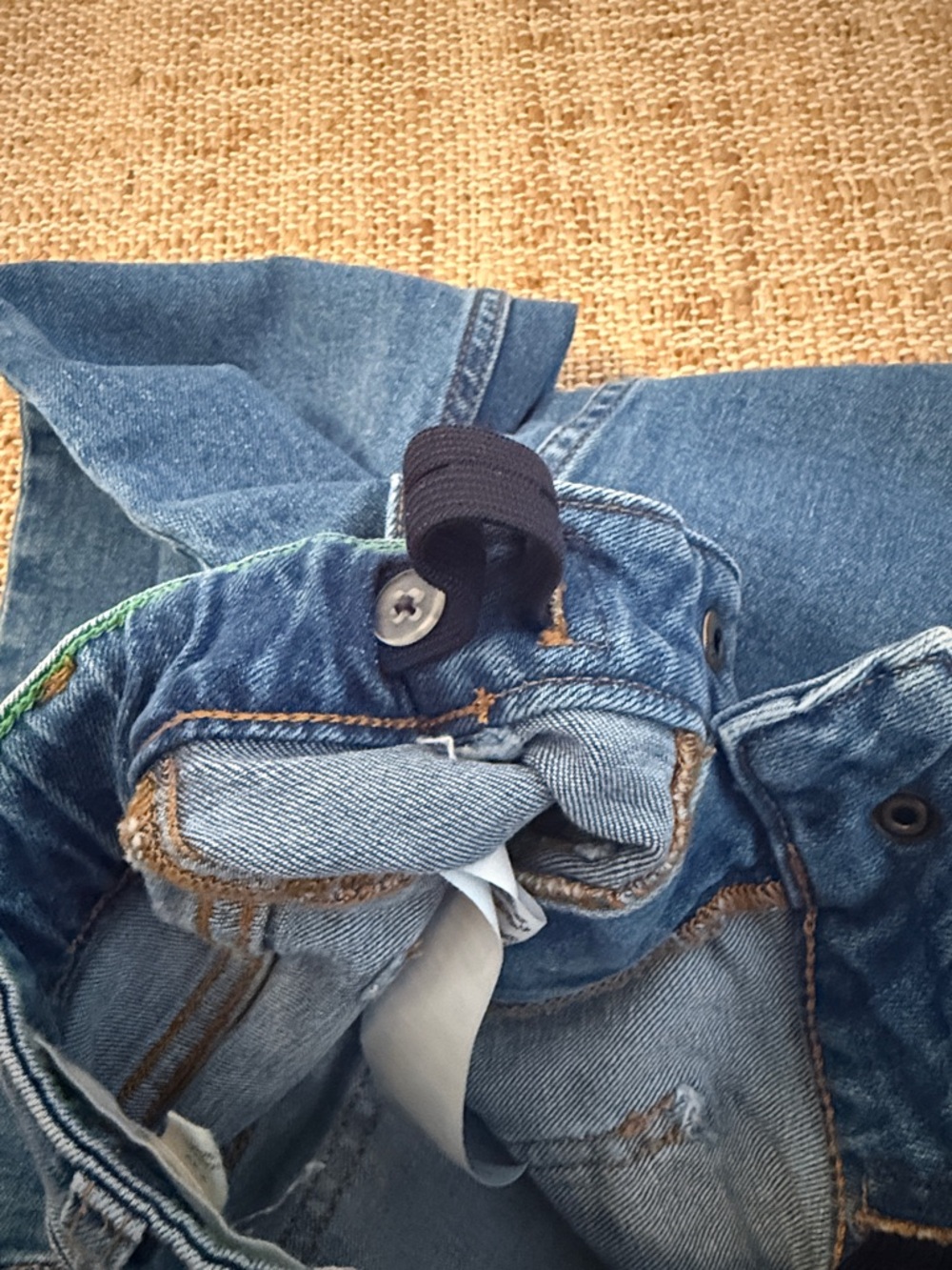 Mini Boden Patch Pocket Jeans Ric Rac 3-4Y - Picture 8 of 8